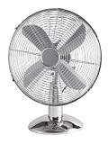 Produkt-Bild: Metall Ventilator &Oslash; ca. 25 cm, Tischventilator im hochwertigen Design mit 40 Watt + 3 Laufgeschwindigkeiten, verstellbarer Neigungswinkel und oszillierend, ruhiger Lauf, NEU + OVP