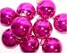 Club Pack of 36 Shiny Hot Pink Glass Ball Christmas Ornaments 2.5