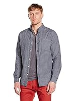 New Caro Camisa Hombre Lonati (Azul Marino)