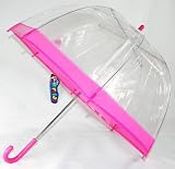Outdoor Living : Childrens Clear dome umbrella Pink