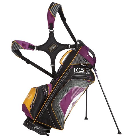 New Sun Mountain 2012 Bag (Black/Purple/Gold)