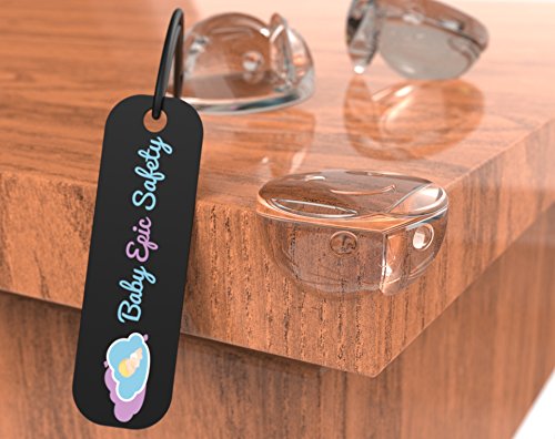 Baby Proofing Corner Guards [12 Pack] â˜… Child Proofing & Baby Safety Corner Protector Kit â˜… Furniture Table Corner Bumpers & Cushion â˜… Unique Corner Covers For Baby Shower Gifts â˜… Baby Registry Gift