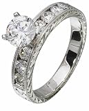 NEW DIAMOND WHITE GOLD LADIES RING