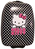Sanrio Hello Kitty Suitcase-- Black with White Polka-dots Carry-on Luggage