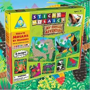 Childrens Toyshop  Toys : Sticky Mosaics - My Jungle Adventure