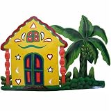 House Tropical Haitian Metal Art Home Room Yard Garden Decor ~ Breeze On In Sales