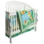 Fisher-Price Rainforest Jungle Stripe 4 Piece Crib Set