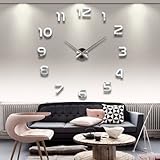 YESURPRISE Modern 3D Frameless Large Wall Clock Watches DIY Room Home Decorations