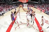 Phoenix Suns v Houston Rockets: Luis Scola and Shane Battier Photographic Poster Print by Bill Baptist, 28x42