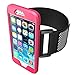 iPhone 6 Plus Armband, SUPCASE Apple iPhone 6 Plus Armband 5.5 inch Easy Fitting Sport Running Armband with Premium Flexible Case Combo for iPhone 6 Plus Case (Magenta), Not Fit iPhone 6 4.7 inch