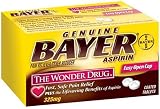Bayer Aspirin Pain Reliever/ Fever Reducer, 300-Count Coated Tablets (Pack of 2)