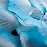 (Price/12 Packs)OpenPty™ Baby Blue Rose Petals, Silk Petals, Wedding/Bridal Bouquets, Price/1680 Pieces
