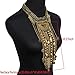 Gold Plated Bohemian Ethnic Tribal Boho Beads Coin Fringe Statement Necklace