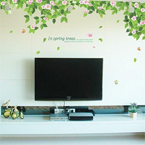 Kaymi Removable Wall Stickers Environmental Living room sofa background wall stickers study aisle leafy