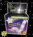 50 Stück extra große UV Leucht Sterne (3,5 cm Durchmesser) in Stickerbox - Traum Deko Megaset nachtleuchtend UV Sternenzelt Leuchtsterne Sticker Deko Sterne für ganze Galaxien Sternenhimmel Schlafzimmer Sternenzelt Geschenke Traum Leucht Galaxien
