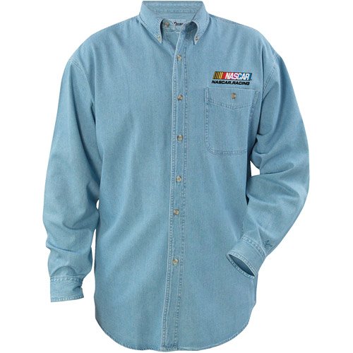 Buy Chase Authentics NASCAR Long Sleeve Denim Shirt by Chase Authentics