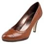 AK Anne Klein Women's Wake Dress Pump,Dark Brown Leather,8 M US