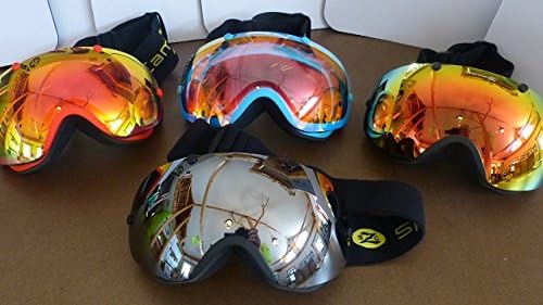 Barkeater FS 4-lens goggle set (Polarized, all lighting, overcast, night) by SportCamZ, Hard Travel Case, Frameless, Spherical. 1 Set of Goggles Instead of 4. The official goggles of the Snowbird Race Teams.