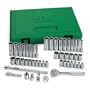 SK 91848 Fractional/Metric Socket Set with Universal Joint, 48-Piece