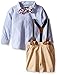 Mud Pie Baby Suspender 2-Piece Short Set, Multi, 9-12 Months
