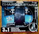 PS3 3-in-1 Charger Stand - Console Stand, Game Disc Stand, Controller Charge Station