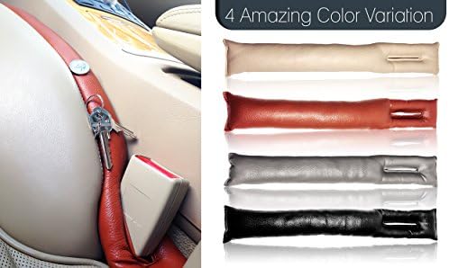 GUARDELA - Car Seat GAP SHIELD - Interior Accessories Gap Filler - Stop Items Drop - Wedge That Guards the Space Between Armrest Console and Chair Cushion - Block Items From Falling Into the Gap. SAVE Money and Time! No More Lost Items While Driving or In Line! Keeps You Safe and Sane! Saves Your Time and Could Save Your Life! 100% MONEY-BACK GUARANTEE!