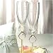10.5 in. Diamond Toasting Flutes.