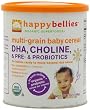 Happy Bellies Organic Baby Cereals with DHA Plus Pre and Probiotics, Multigrain, 7-Ounce Canisters (Pack of 6)