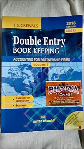 T S Grewal Double Entry Book Keeping Class 12 -Book 2017 Edition
