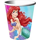 Ariel the Little Mermaid Sparkle 9oz Paper Cups (8ct)