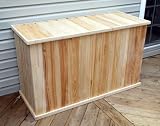 Classic 5' White Cedar Deck Box with Standard Lid