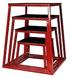 Plyometric Platform Box Set- 12", 18", 24", 30" Red