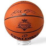Kobe Bryant Autographed Basketball Engraved with 2007-08 NBA MVP Logo