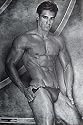 Male Model (Hairy Legs) Art Poster Print - 22" X 32"