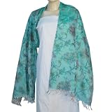 Handmade Silk Scarf Women's Fashion Accessory 20 x 72 inches