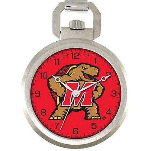 NCAA Men’s COL-PW-MD Pocket Collection Maryland Terrapins Pocket Watch