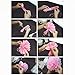 10pcs Tissue Hanging Paper Pom-poms Flower Ball Wedding Party Outdoor Decoration, Hmxpls Premium Tissue Paper Pom Pom Flowers Craft Kit(Blue)