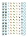 Noah's Ark Baby Shower Favor Stickers (324 Count)