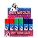 Party Hair Color GLITTER red or blue or green