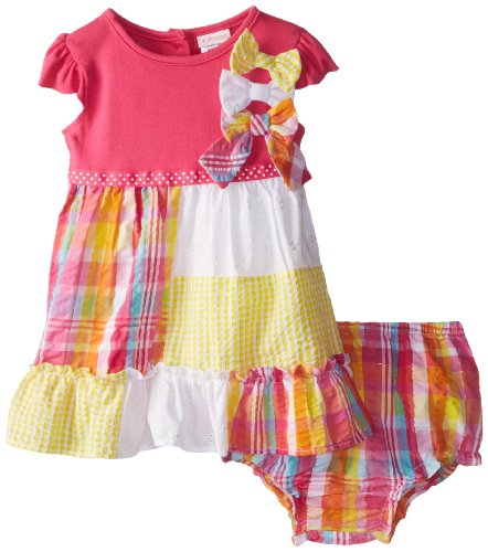 Youngland Baby Girls' Patch Work Sundress