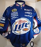 Miller Light Beer Nascar Racing Blue Jacket Medium M