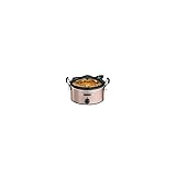 Hamilton Beach Copper 6 Qt. Slow Cooker Clip-tight Sealed Lid for Spill Resistance Hamilton Beach Copper 6 Qt. Slow Cooker Clip-tight Sealed Lid for Spill Resistance