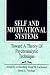 Self & Motivational Systems: Toward a Theory of Psychoanalytic Technique