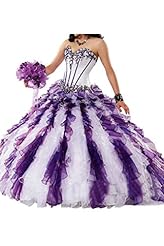 Strapless Organza    2015  Ball Gown Quinceanera Dress  With a Bow(s) and Ruffles