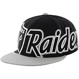 Men's '47 Brand Oakland Raiders Script Big Time Structured Snapback Adjustable Hat Adjustable