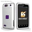 Duo Shield for Motorola DROID 4 XT894, White/Purple