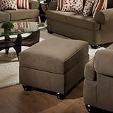 IMAGE OF Dorothy Ottoman Fabric: Farley Mink