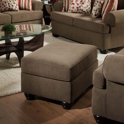 Dorothy Ottoman Fabric: Farley Mink