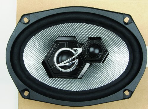 Planet Audio BB690 6-Inch x 9-Inch 3-Way Silver Glass-Fiber Woofer Cone Speaker System