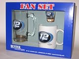 RYAN NEWMAN #12 3 Piece Logo COFFEE MUG / SHOT GLASS / Glass BEER MUG Set